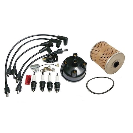 Aic Replacement Parts Complete Tune-Up Kit Side Mount Wires Plugs Cap Points Rotor Fits Ford 8N Tracto ELI80-0274TUNEUP&FILTER